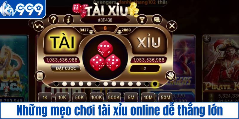Những mẹo chơi tài xỉu online dễ thắng lớn